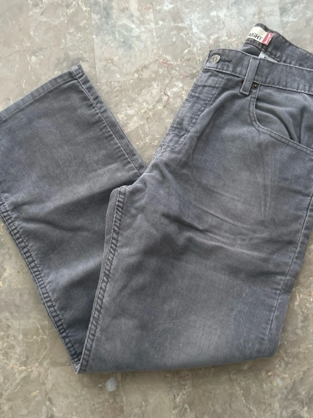 Vintage 2006 Levi’s 559 Corduroy Pants 32x30 Gray Relaxed Straight Y2K